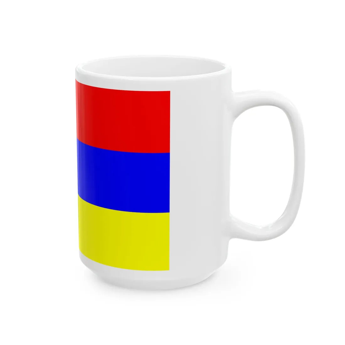 Flag of Novoaidar (Ukraine) White Coffee Mug - Go Mug Yourself