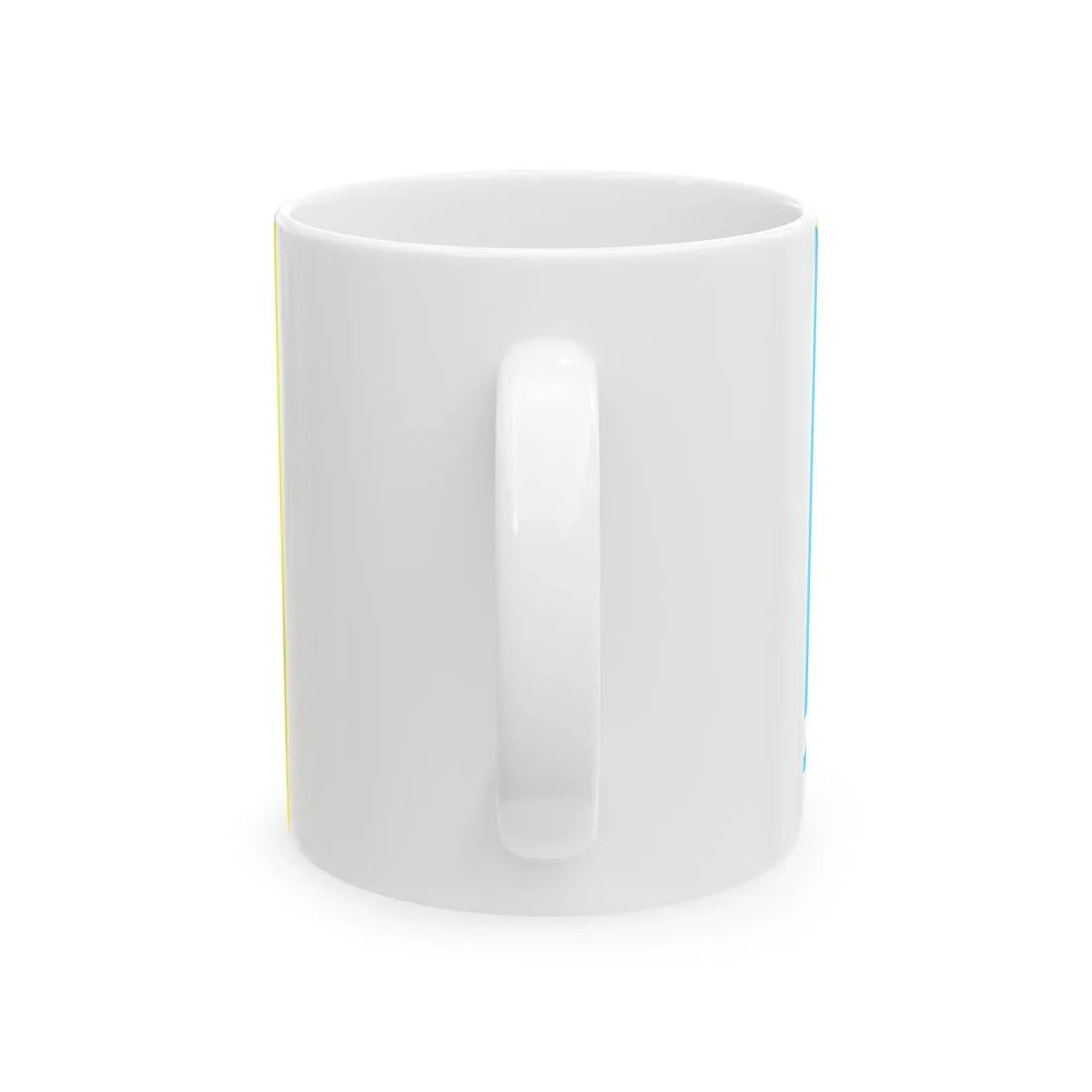 Flag of Novoazovsk raion (Ukraine) White Coffee Mug - Go Mug Yourself