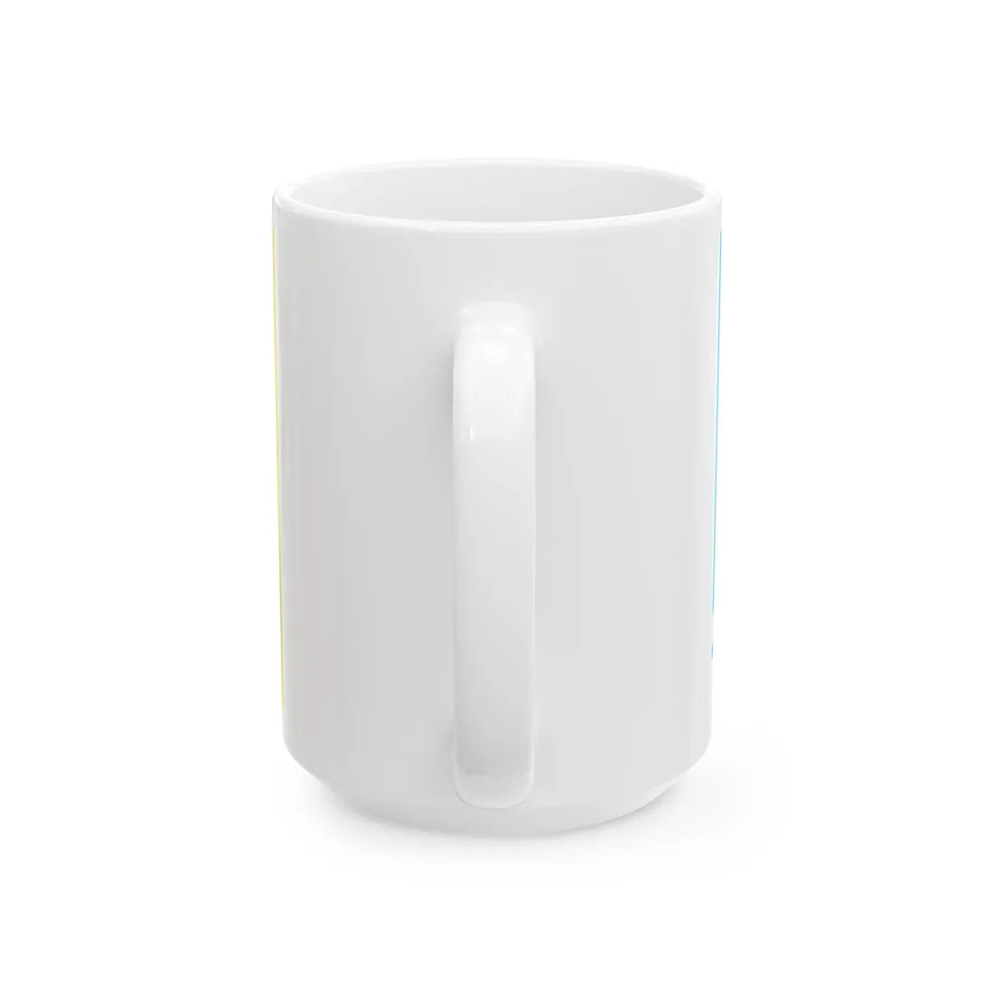 Flag of Novoazovsk raion (Ukraine) White Coffee Mug - Go Mug Yourself