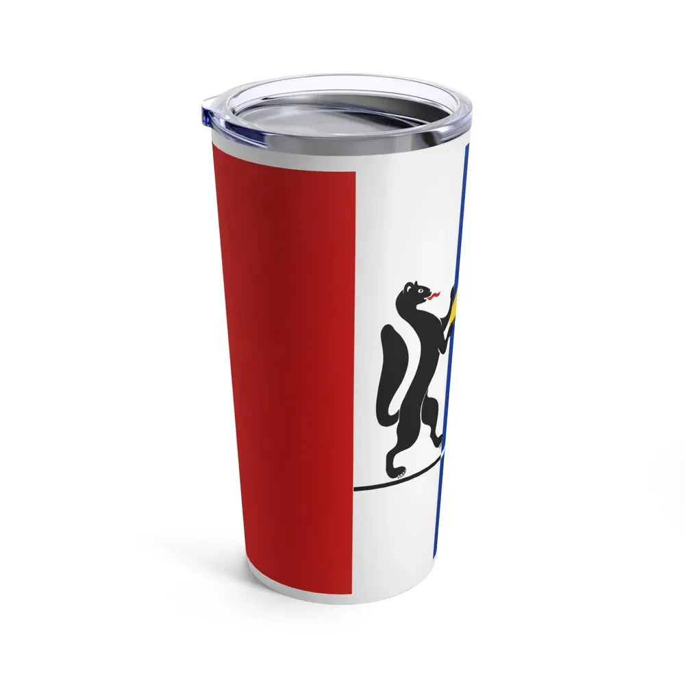Flag of Novosibirsk Oblast Russia - Tumbler 20oz - Go Mug Yourself