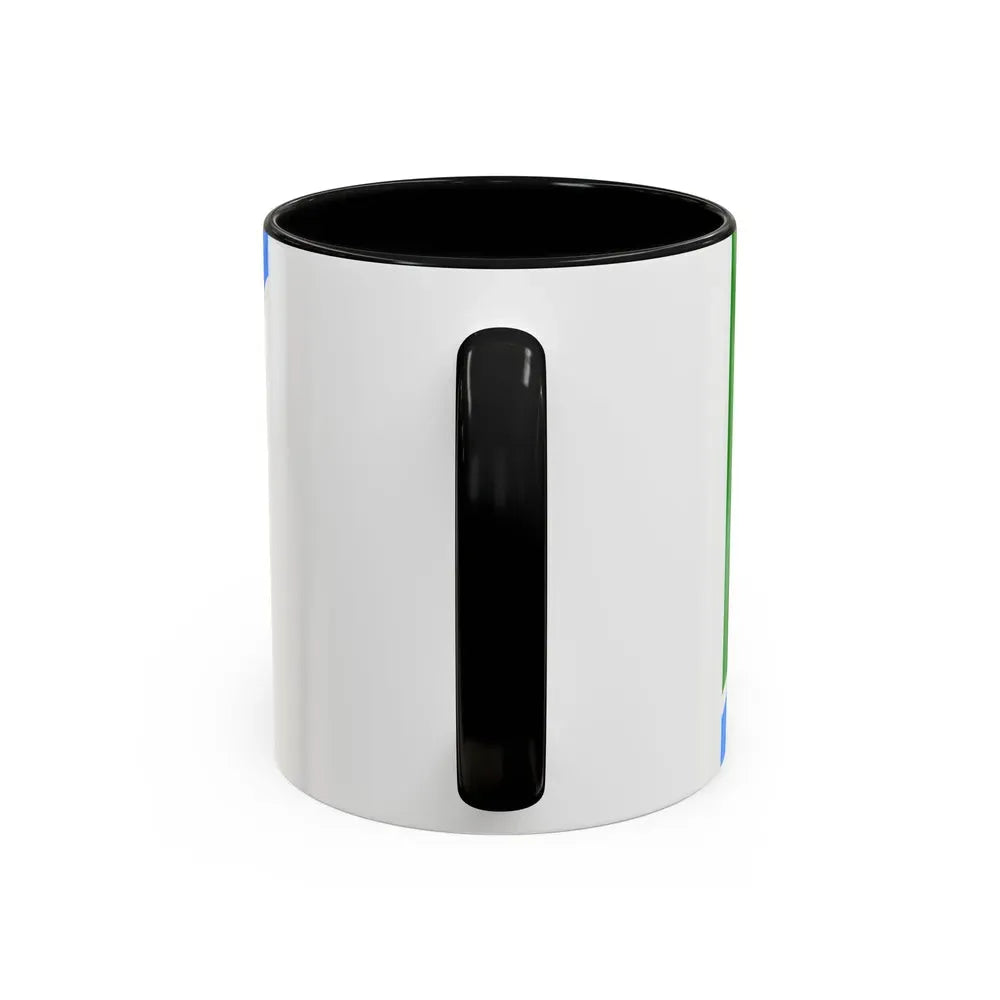 Flag of Novosibirsk Russia - Accent Coffee Mug - Go Mug Yourself