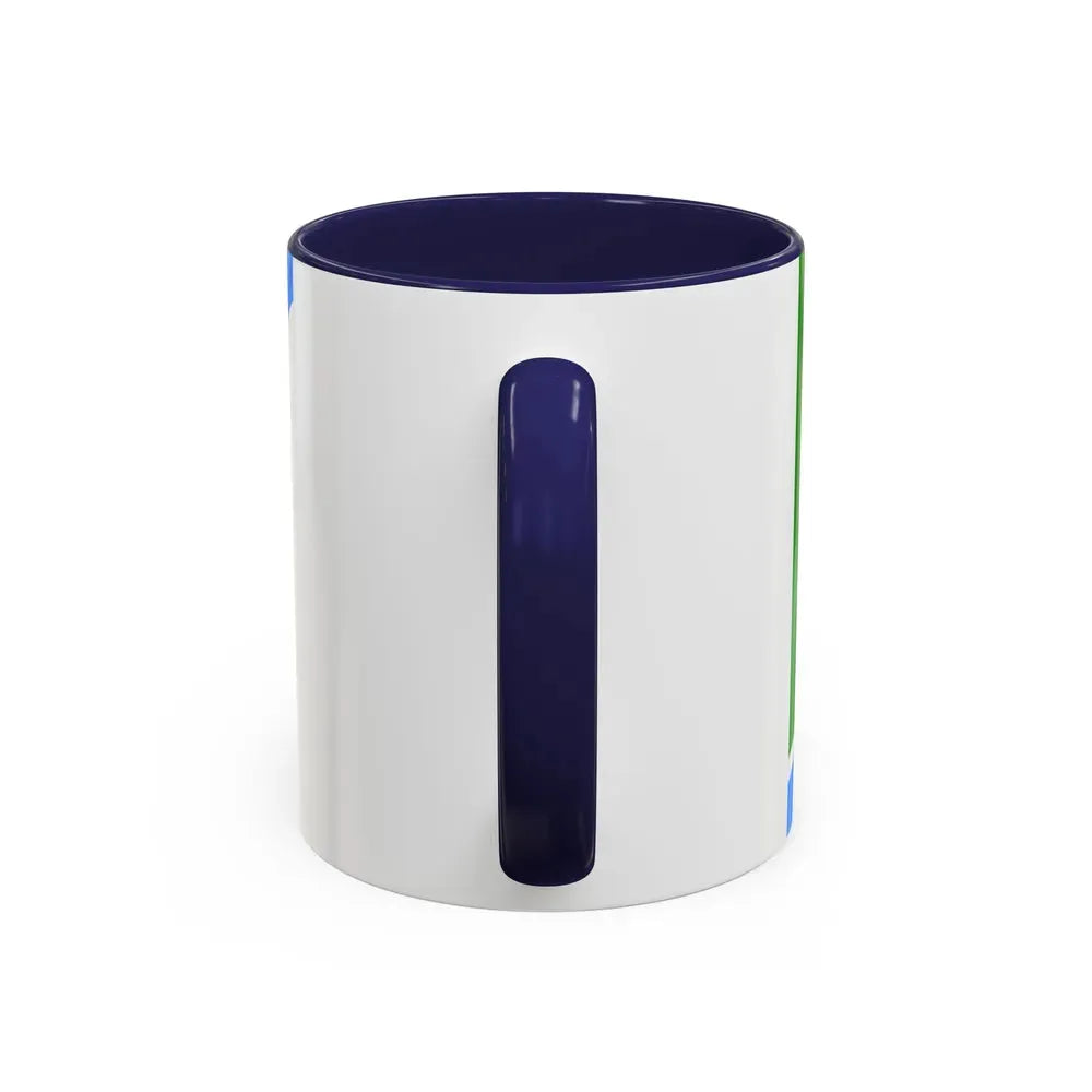 Flag of Novosibirsk Russia - Accent Coffee Mug - Go Mug Yourself