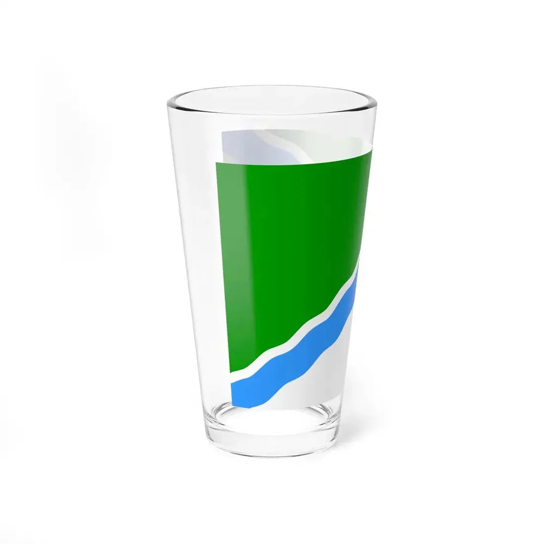 Flag of Novosibirsk Russia - Pint Glass 16oz - Go Mug Yourself