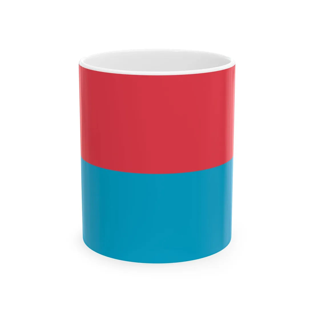 Flag of Novovodolazkyj (Ukraine) White Coffee Mug 11oz - Go Mug Yourself