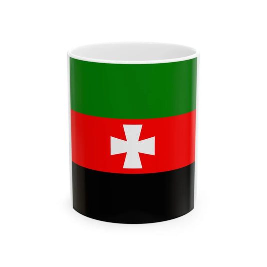Flag of Novovolynsk (Ukraine) White Coffee Mug 11oz - Go Mug Yourself