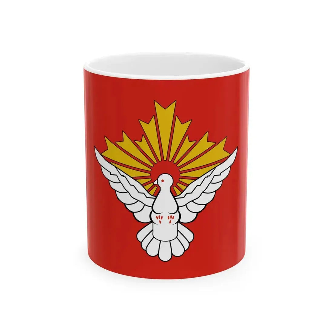 Flag of NSF and NPR (Japan) White Coffee Mug 11oz - Go Mug Yourself