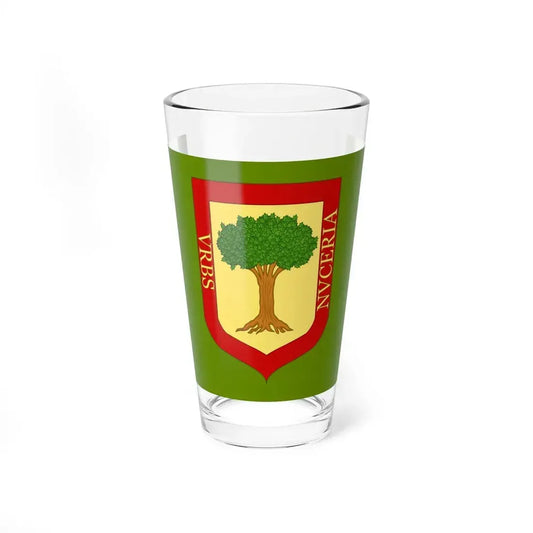 Flag of Nuceria (Italy) Pint Glass 16oz 16oz - Go Mug Yourself