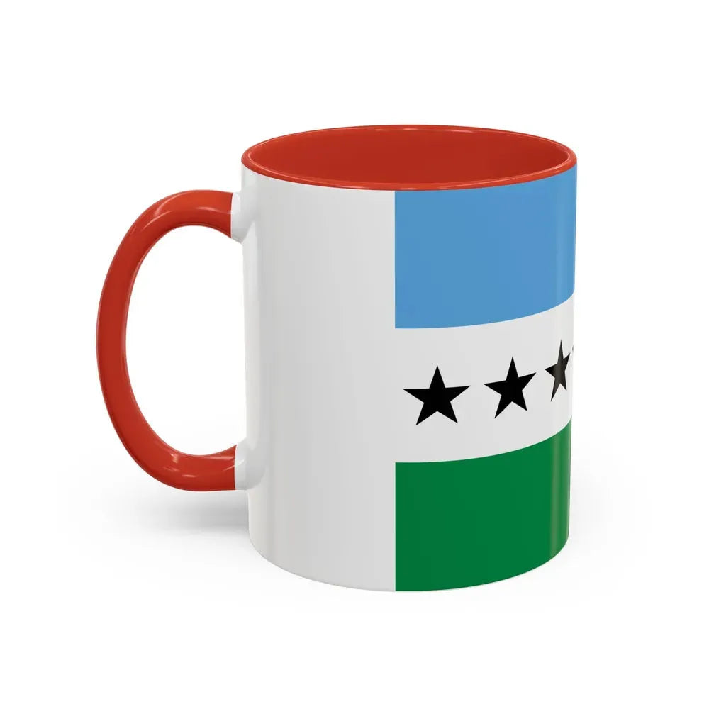 Flag of Nueva Loja Ecuador - Accent Coffee Mug - Go Mug Yourself