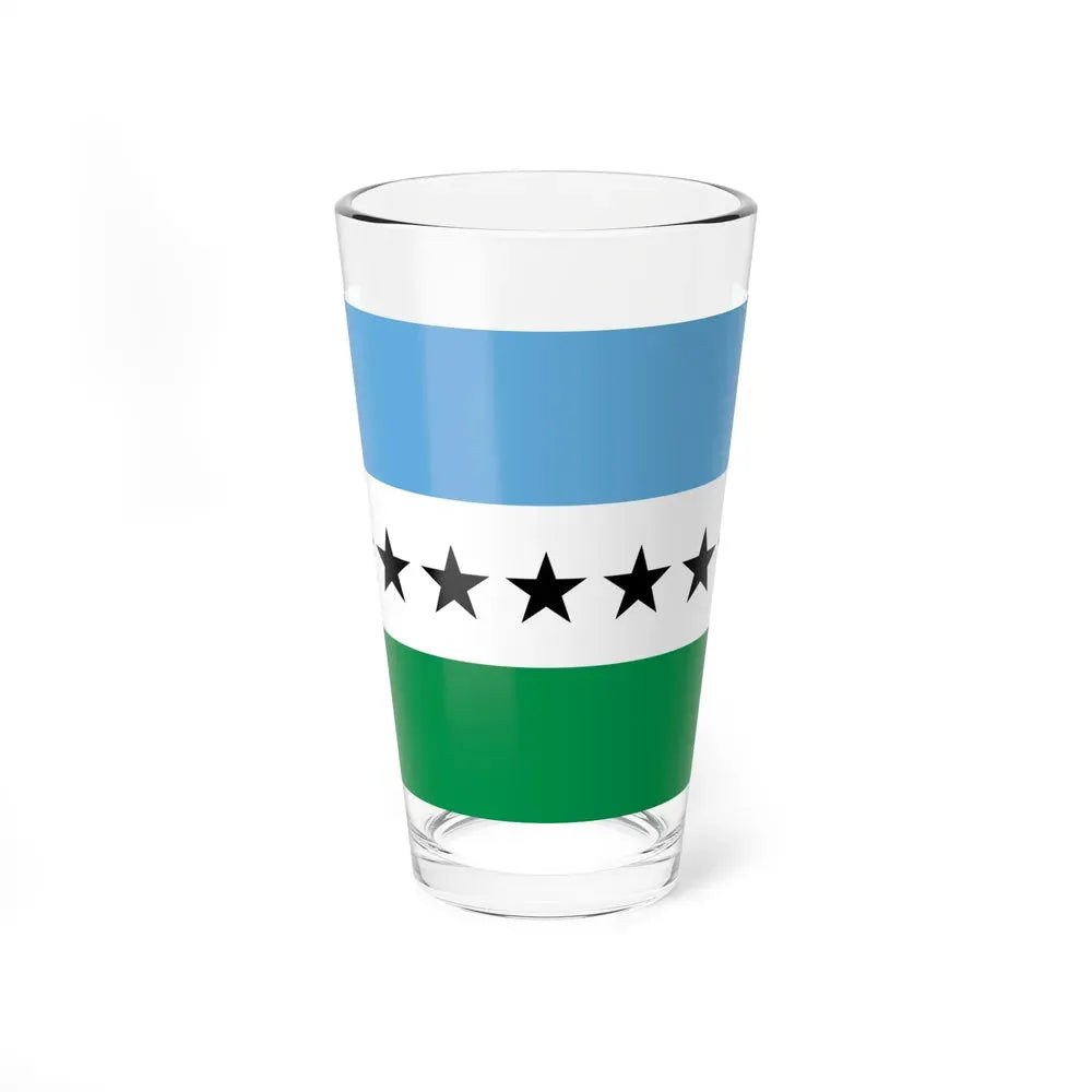 Flag of Nueva Loja Ecuador - Pint Glass 16oz 16oz - Go Mug Yourself