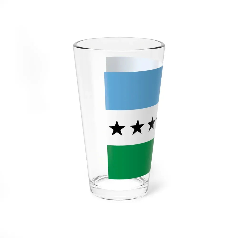 Flag of Nueva Loja Ecuador - Pint Glass 16oz - Go Mug Yourself