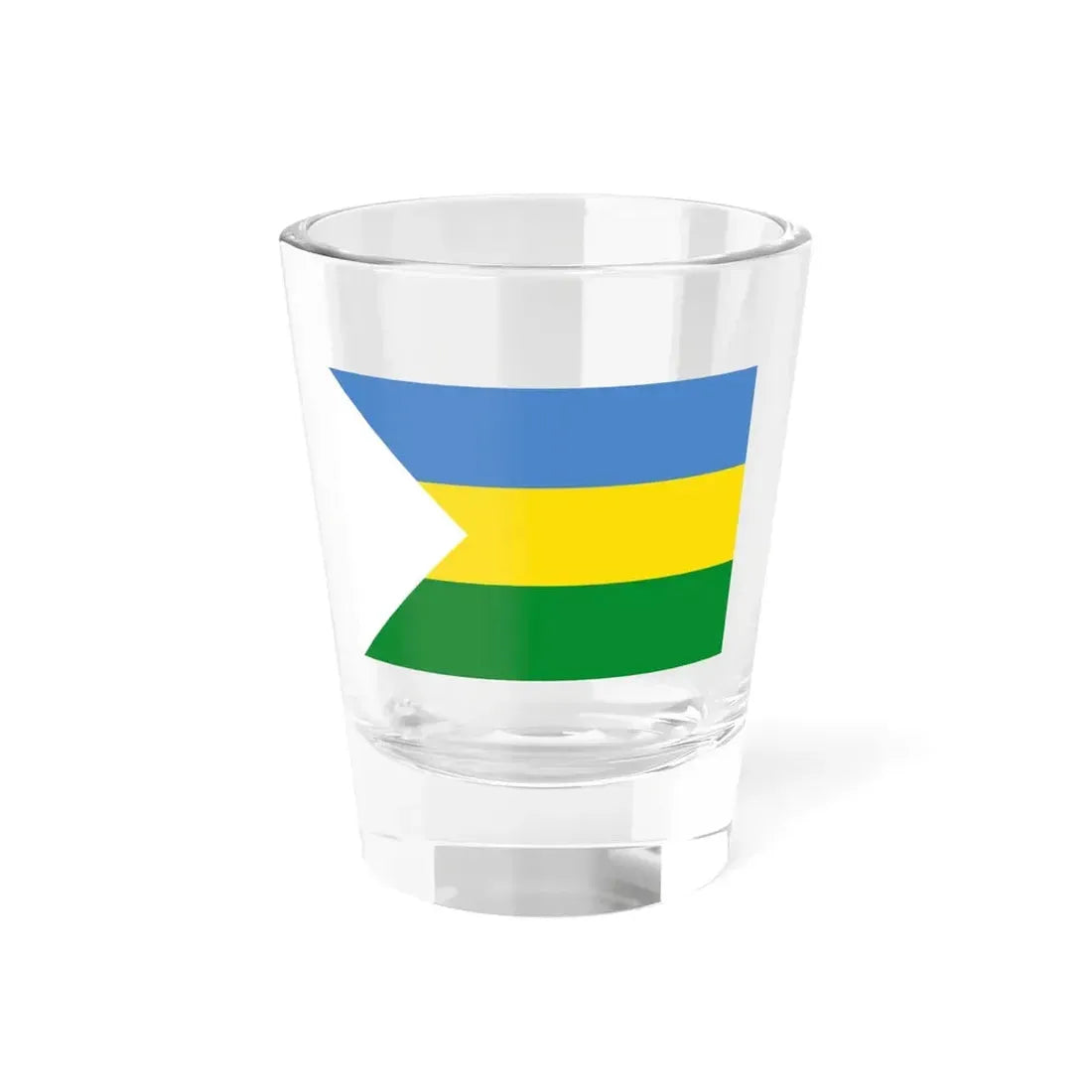 Flag of Nuevo Chimbote (Peru) Shot Glass 1.5oz 1.5oz - Go Mug Yourself
