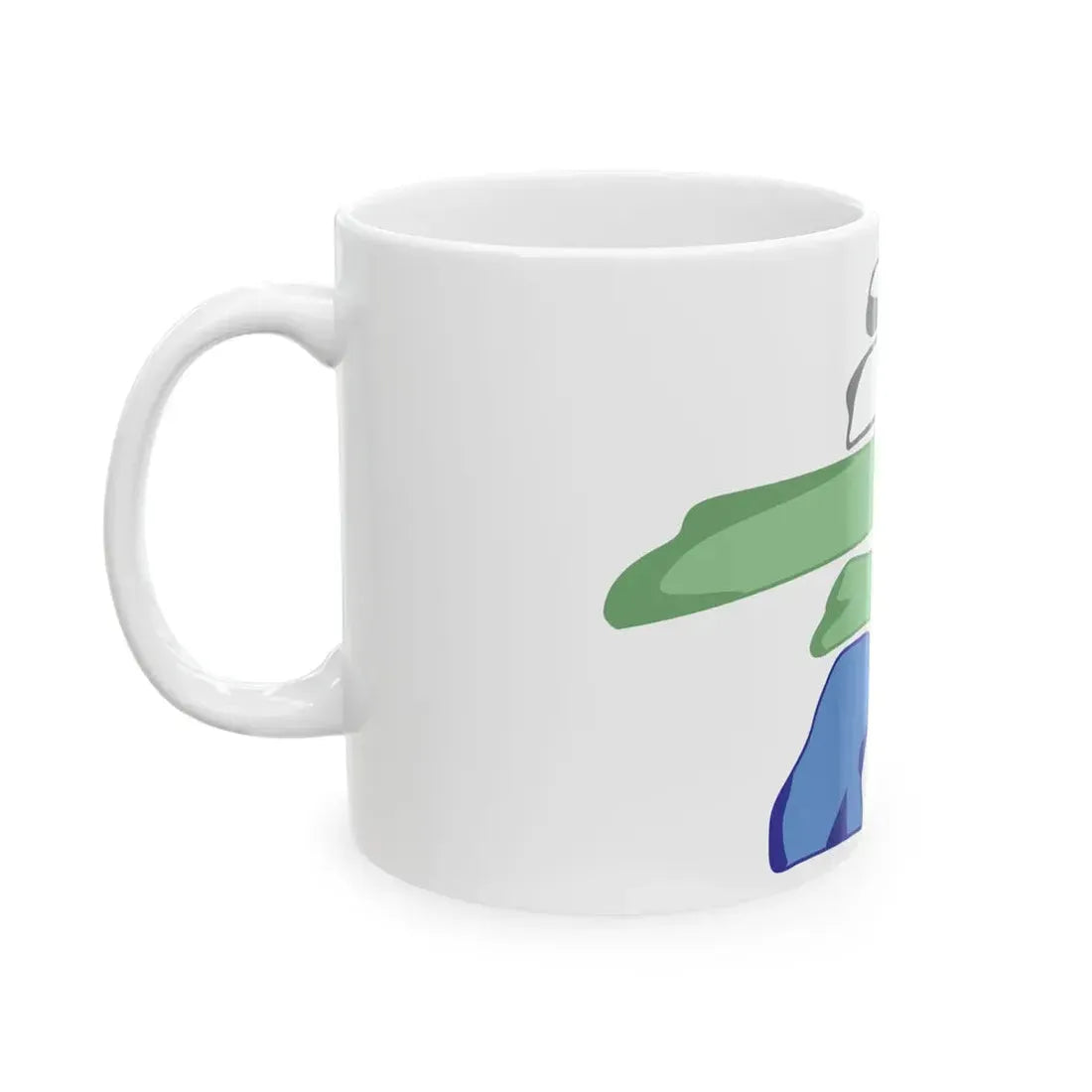 Flag of Nunatsiavut (Canada) White Coffee Mug - Go Mug Yourself