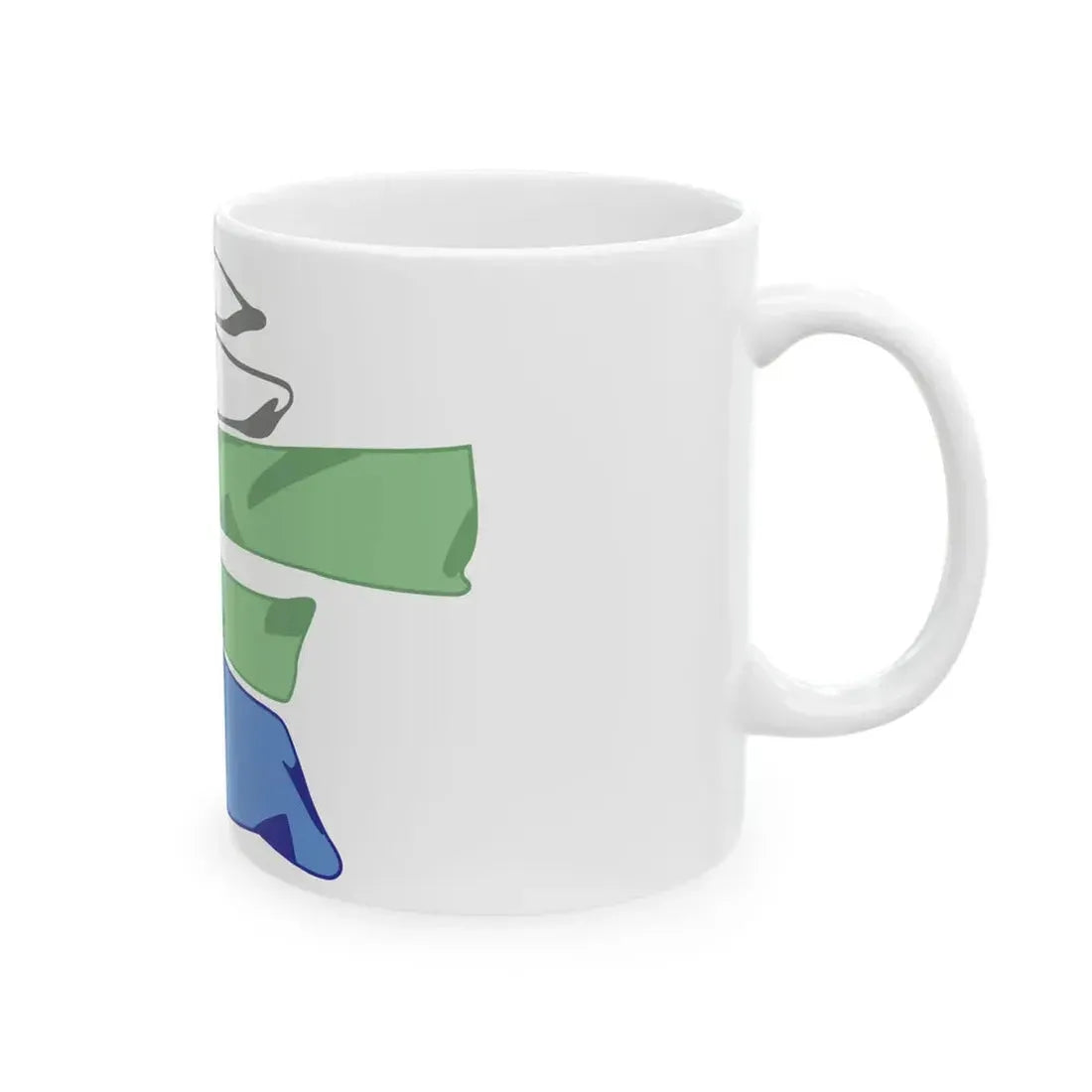 Flag of Nunatsiavut (Canada) White Coffee Mug - Go Mug Yourself