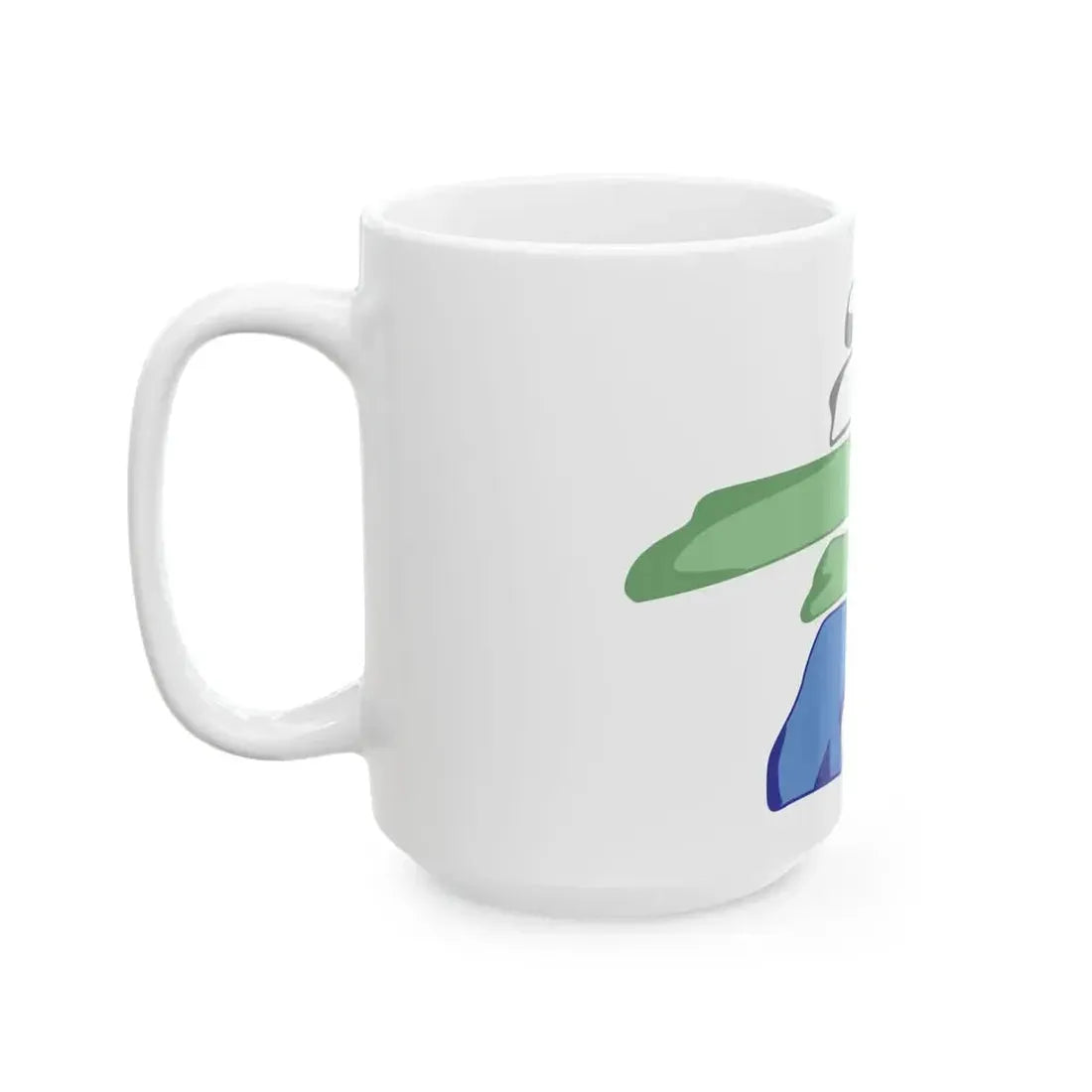 Flag of Nunatsiavut (Canada) White Coffee Mug - Go Mug Yourself