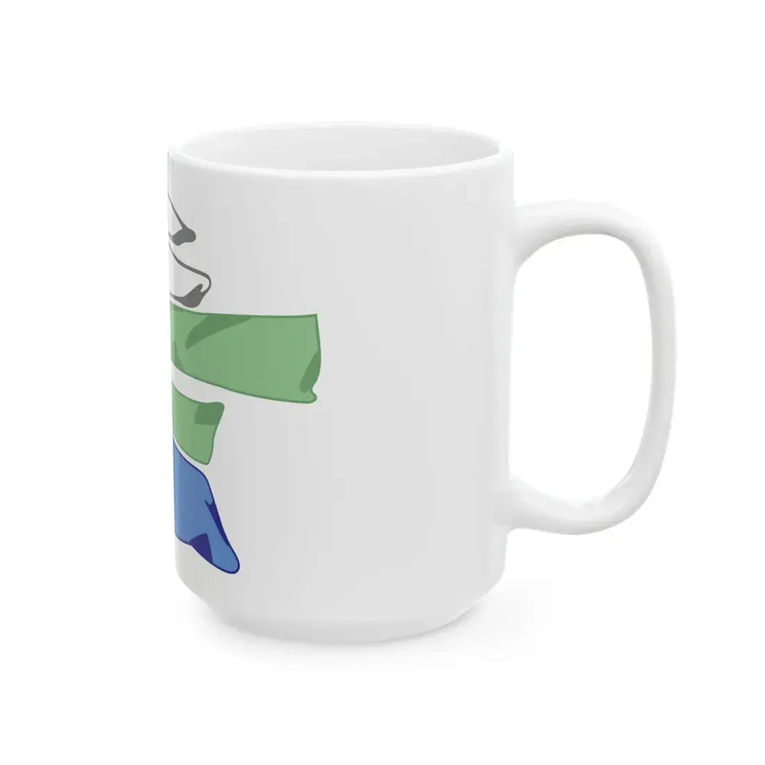Flag of Nunatsiavut (Canada) White Coffee Mug - Go Mug Yourself