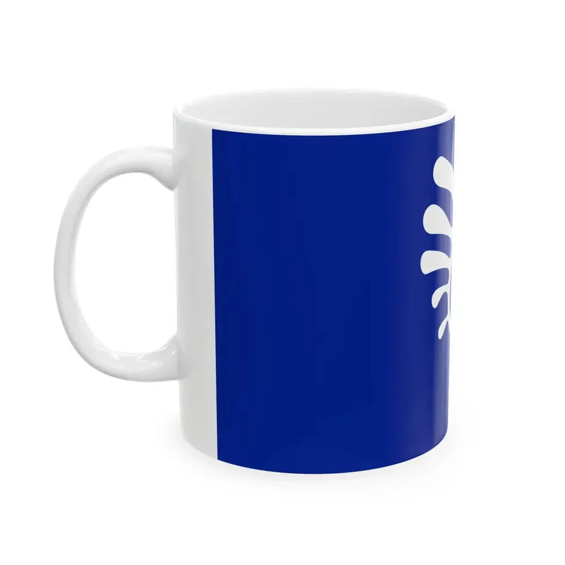 Flag of Nunavik Thomassie Mangiok (Canada) White Coffee Mug - Go Mug Yourself