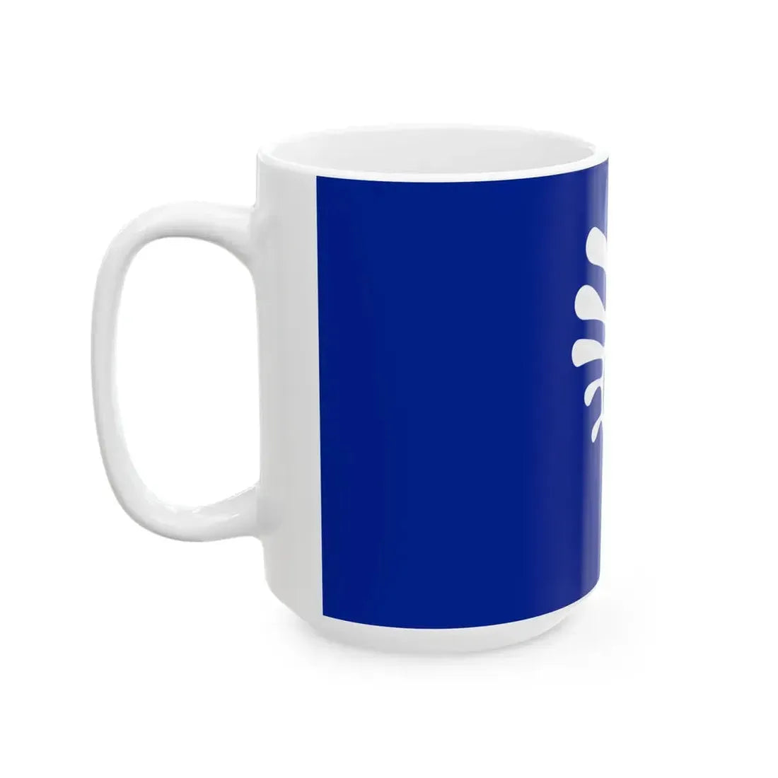 Flag of Nunavik Thomassie Mangiok (Canada) White Coffee Mug - Go Mug Yourself