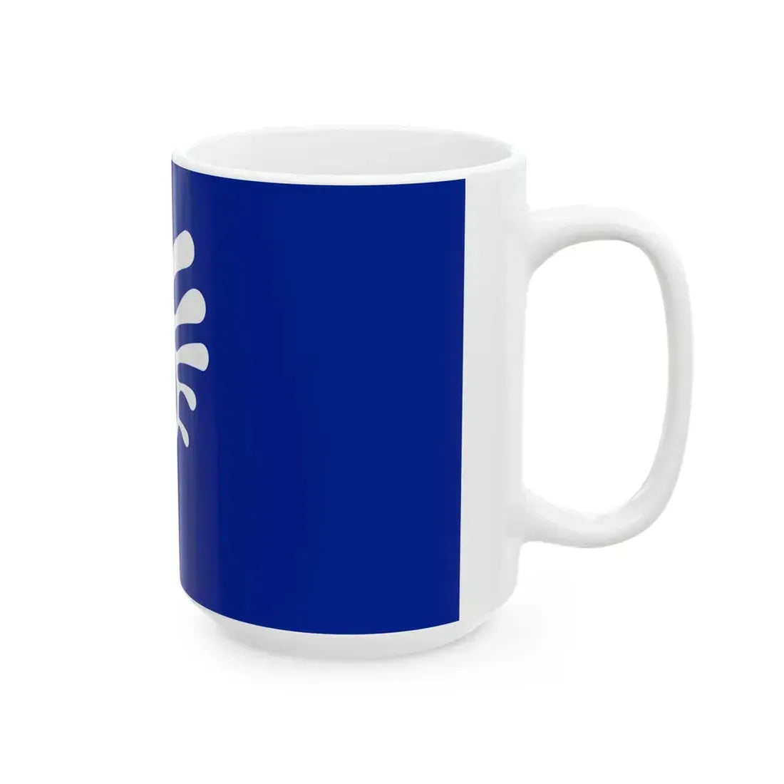 Flag of Nunavik Thomassie Mangiok (Canada) White Coffee Mug - Go Mug Yourself