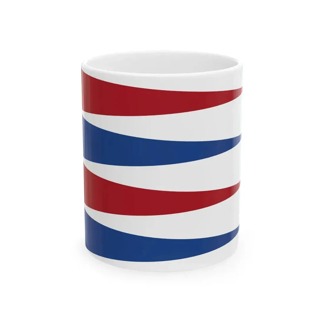 Flag of NVvV (Netherlands) White Coffee Mug 11oz - Go Mug Yourself