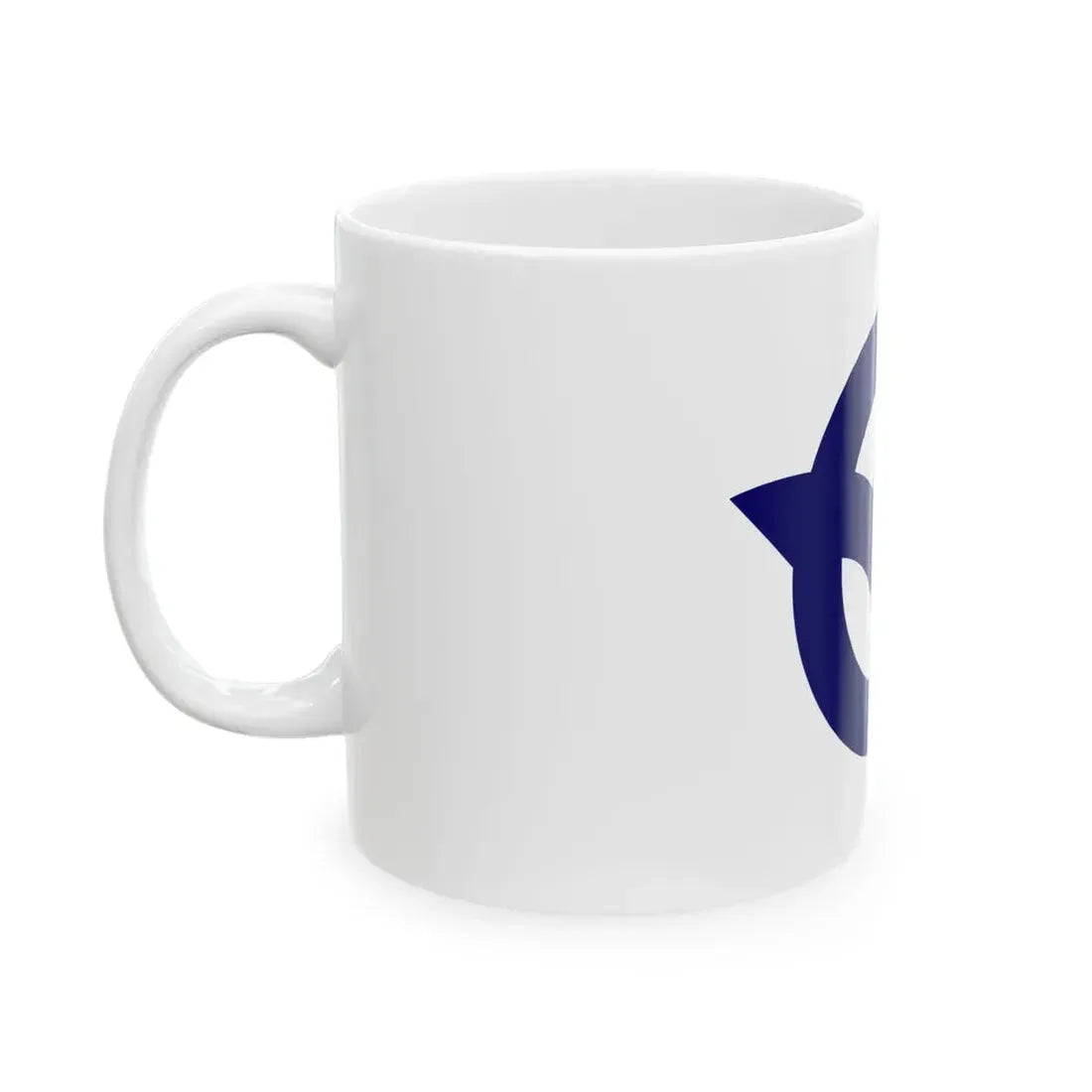 Flag of Nyugawa Gifu 1971-2005 (Japan) White Coffee Mug - Go Mug Yourself