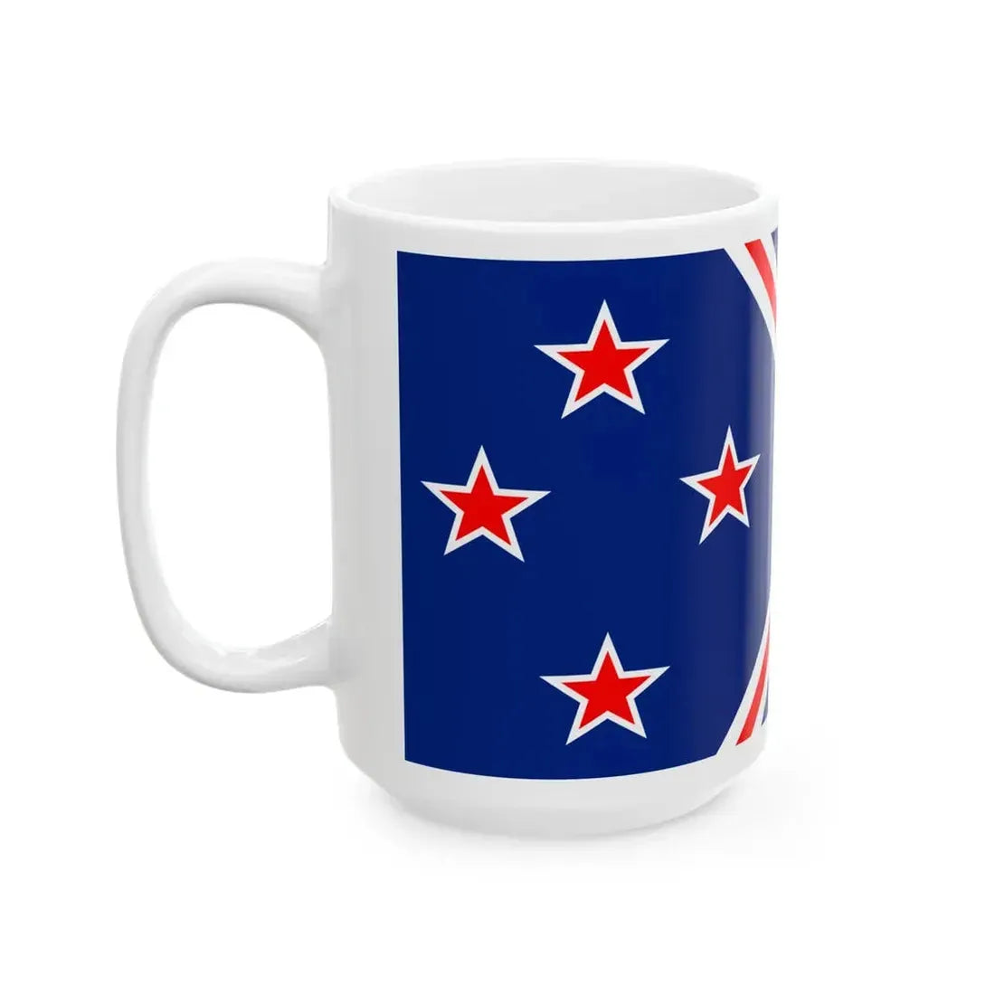 Flag of NZFA (New Zealand) White Coffee Mug - Go Mug Yourself