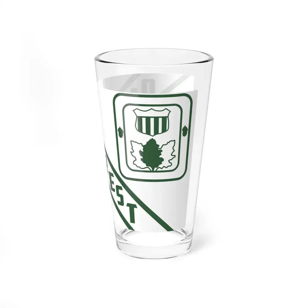 Flag of Oak Forest, Illinois - Pint Glass 16oz - Go Mug Yourself