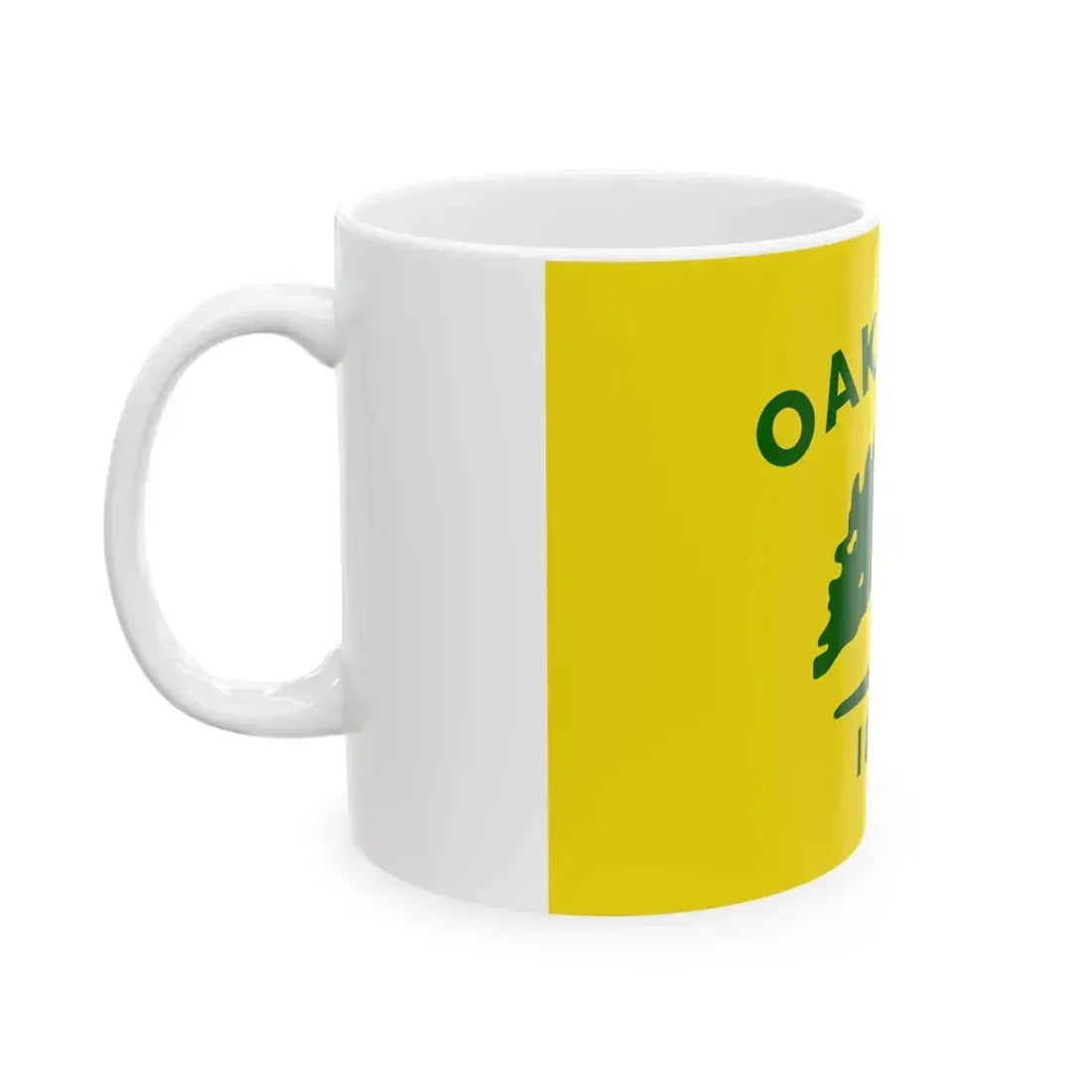 Flag of Oakland California (United States) White Coffee Mug - Go Mug Yourself