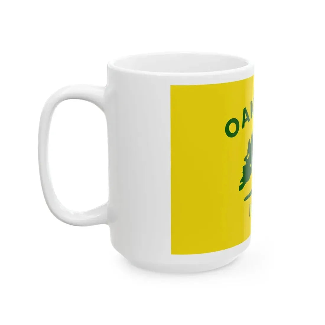Flag of Oakland California (United States) White Coffee Mug - Go Mug Yourself