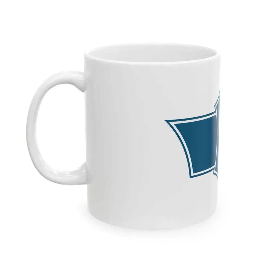 Flag of Obama Fukui Deep blue variant (Japan) White Coffee Mug - Go Mug Yourself