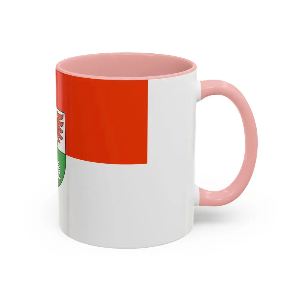 Flag of Oberhavel Germany - Accent Coffee Mug - Go Mug Yourself