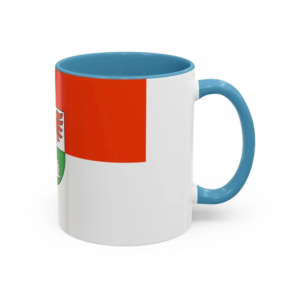 Flag of Oberhavel Germany - Accent Coffee Mug - Go Mug Yourself