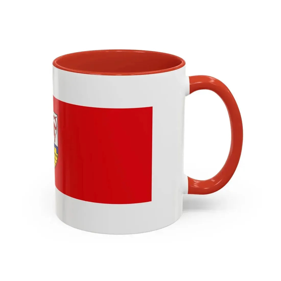 Flag of Oberspreewald Lausitz Germany - Accent Coffee Mug - Go Mug Yourself