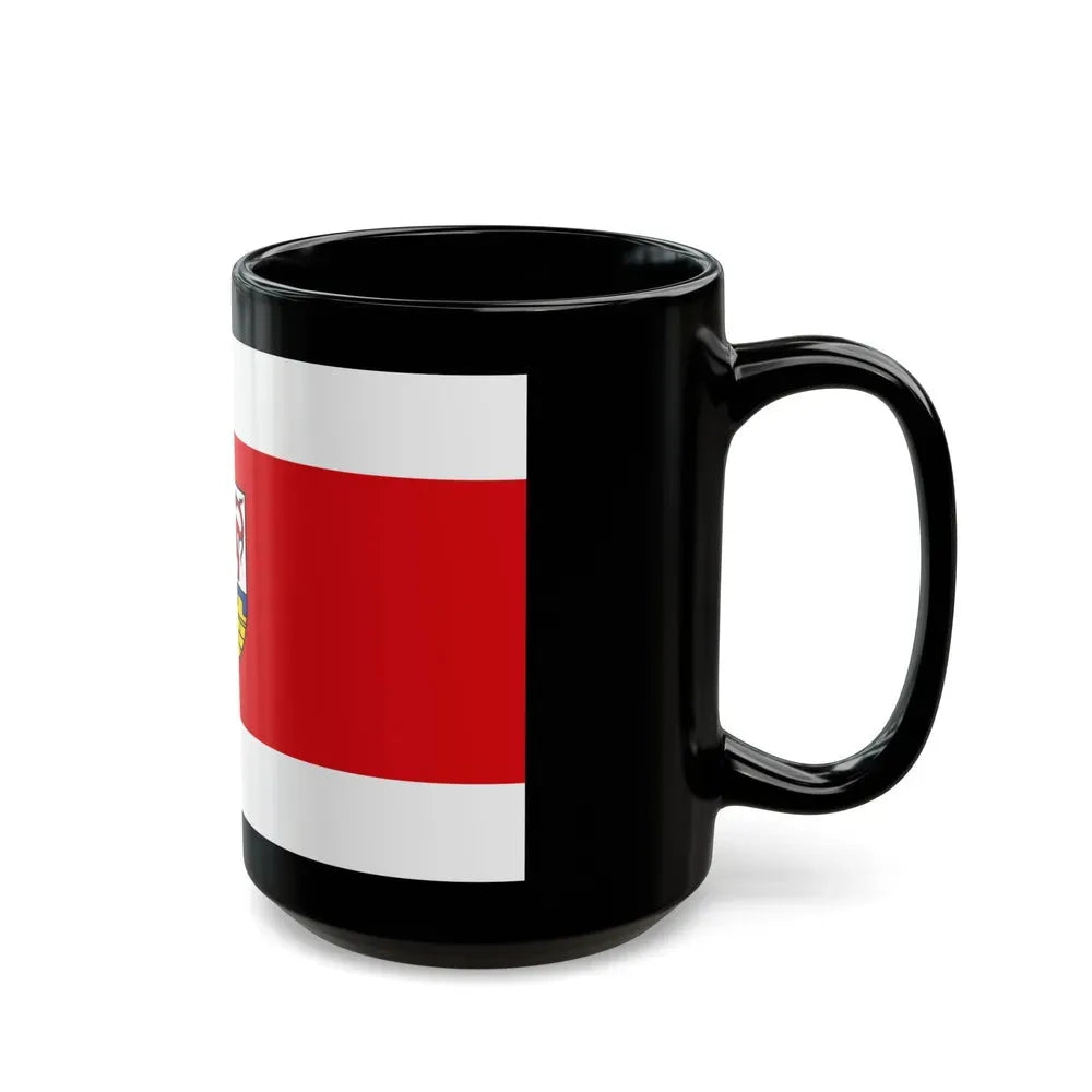 Flag of Oberspreewald Lausitz Germany - Black Coffee Mug - Go Mug Yourself