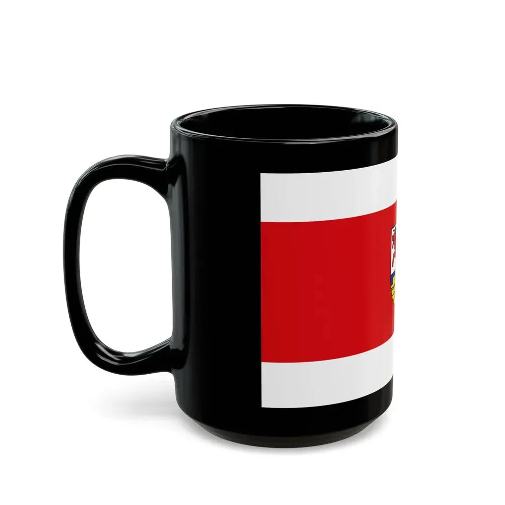 Flag of Oberspreewald Lausitz Germany - Black Coffee Mug - Go Mug Yourself