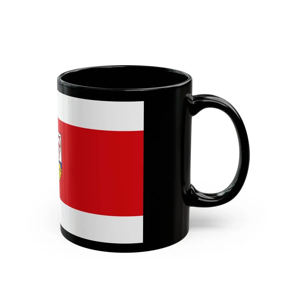 Flag of Oberspreewald Lausitz Germany - Black Coffee Mug - Go Mug Yourself