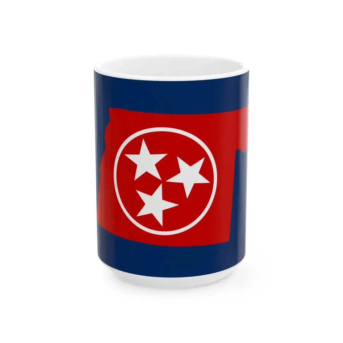 Flag of Obion County Tennessee (United States) White Coffee Mug 15oz - Go Mug Yourself