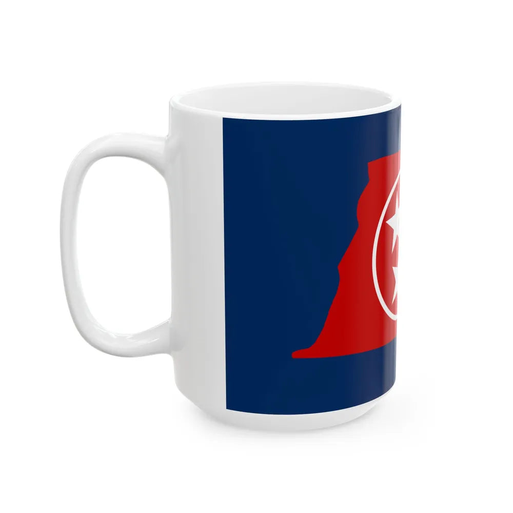 Flag of Obion County Tennessee (United States) White Coffee Mug - Go Mug Yourself