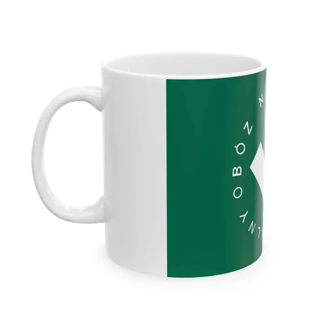 Flag of Oboz Narodowo Radykalny Alternative (Poland) White Coffee Mug - Go Mug Yourself