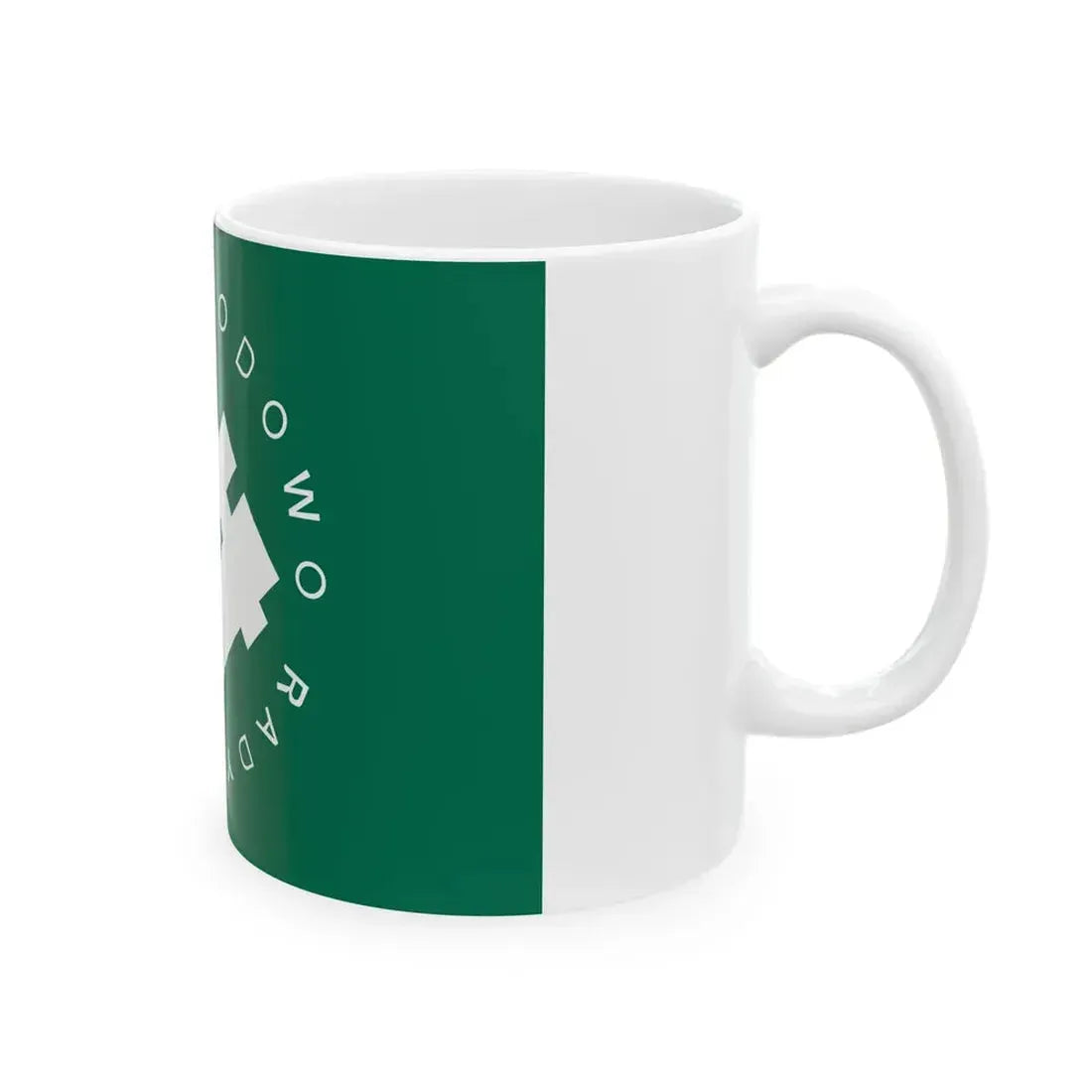 Flag of Oboz Narodowo Radykalny Alternative (Poland) White Coffee Mug - Go Mug Yourself