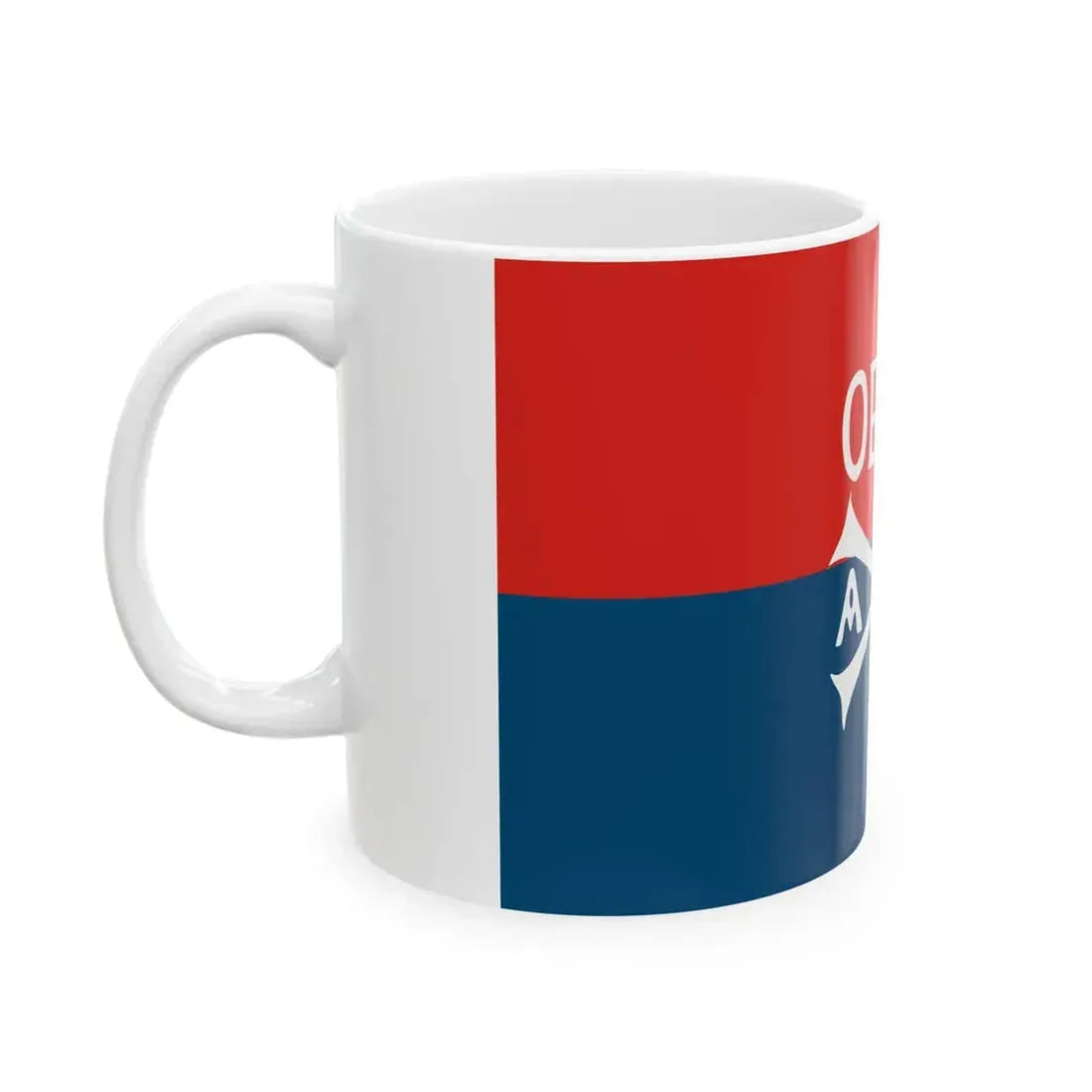 Flag of Obraz (Serbia) White Coffee Mug - Go Mug Yourself