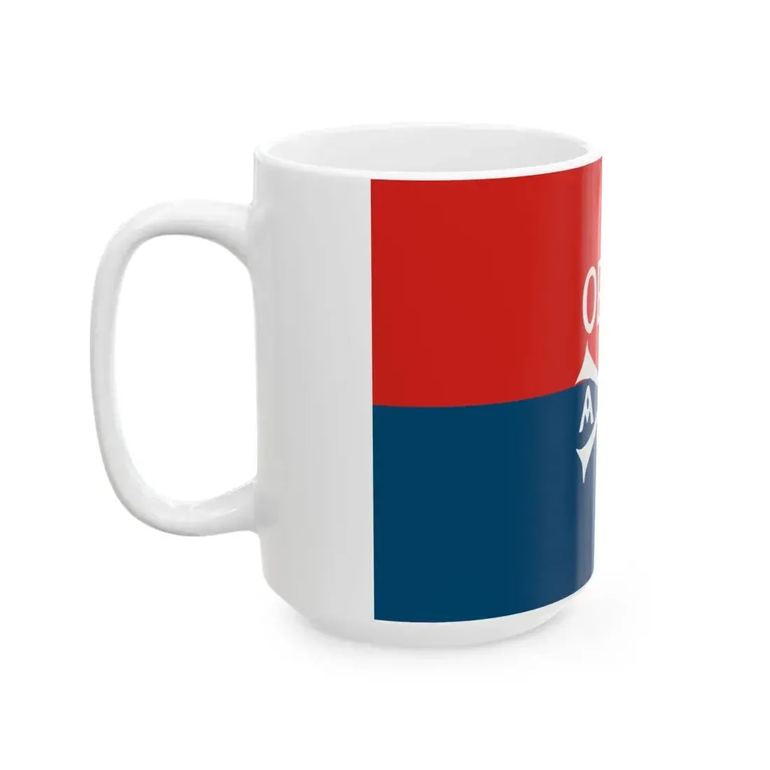 Flag of Obraz (Serbia) White Coffee Mug - Go Mug Yourself