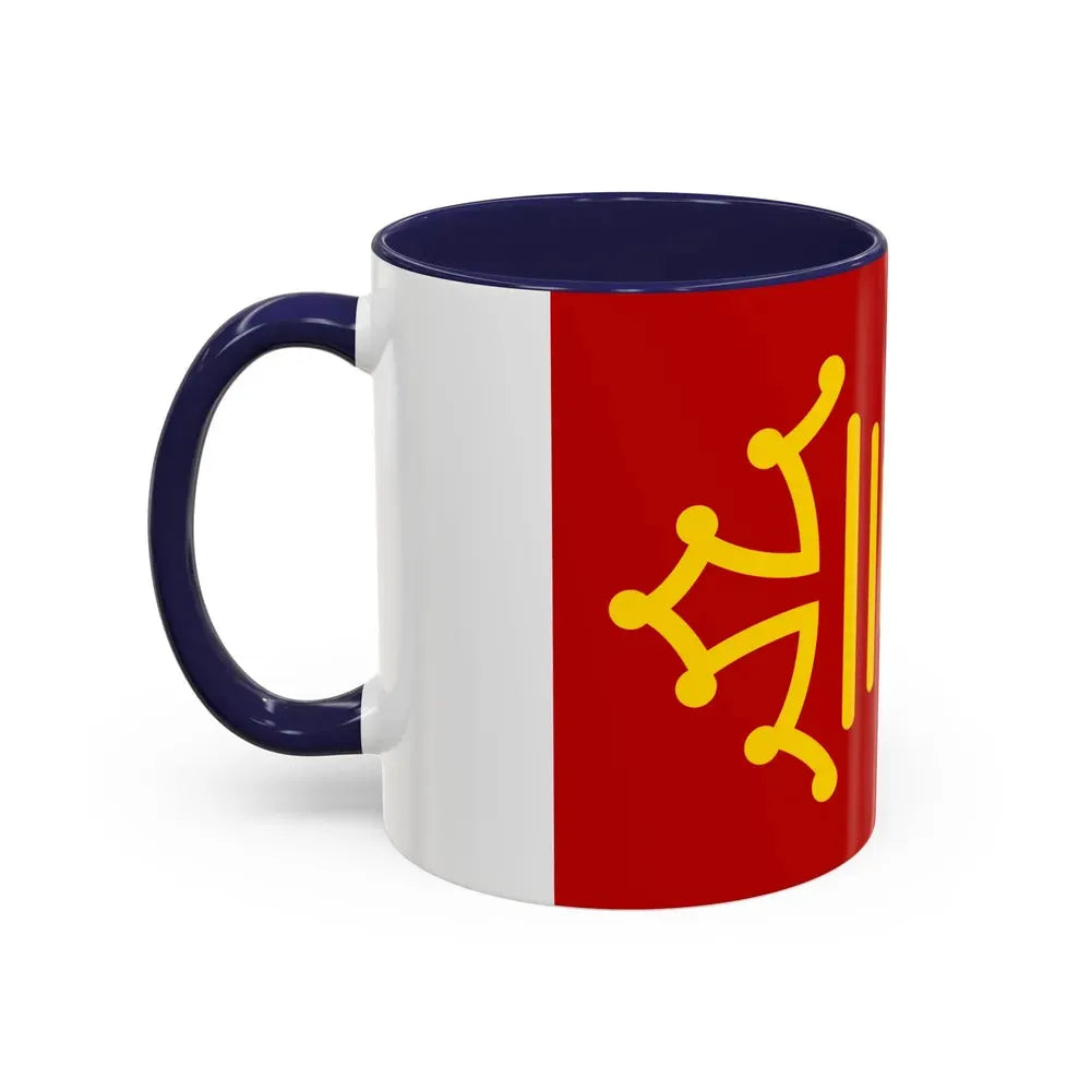 Flag of Occitanie France - Accent Coffee Mug - Go Mug Yourself