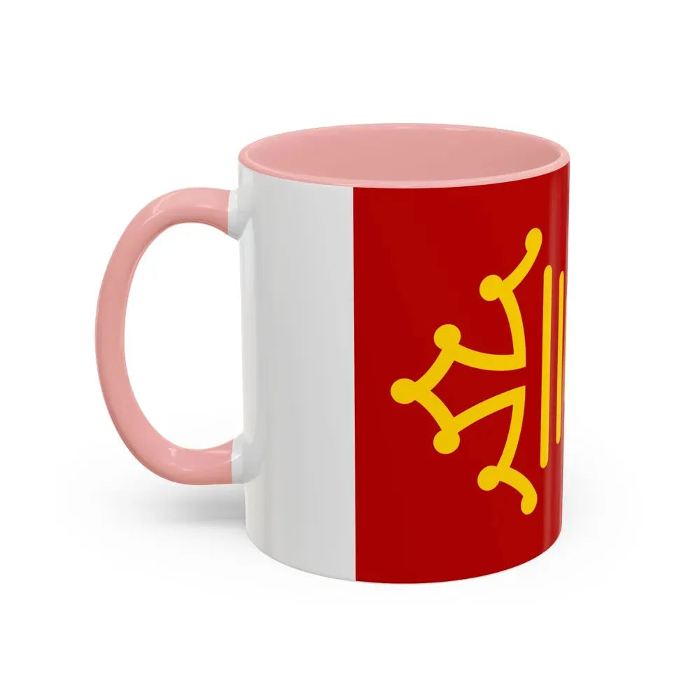 Flag of Occitanie France - Accent Coffee Mug - Go Mug Yourself