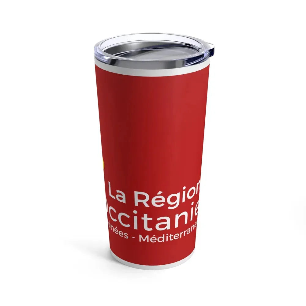 Flag of Occitanie France - Tumbler 20oz - Go Mug Yourself
