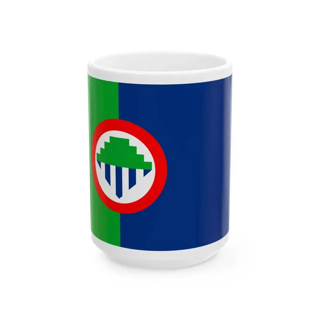 Flag of Oconee County South Carolina (United States) White Coffee Mug 15oz - Go Mug Yourself
