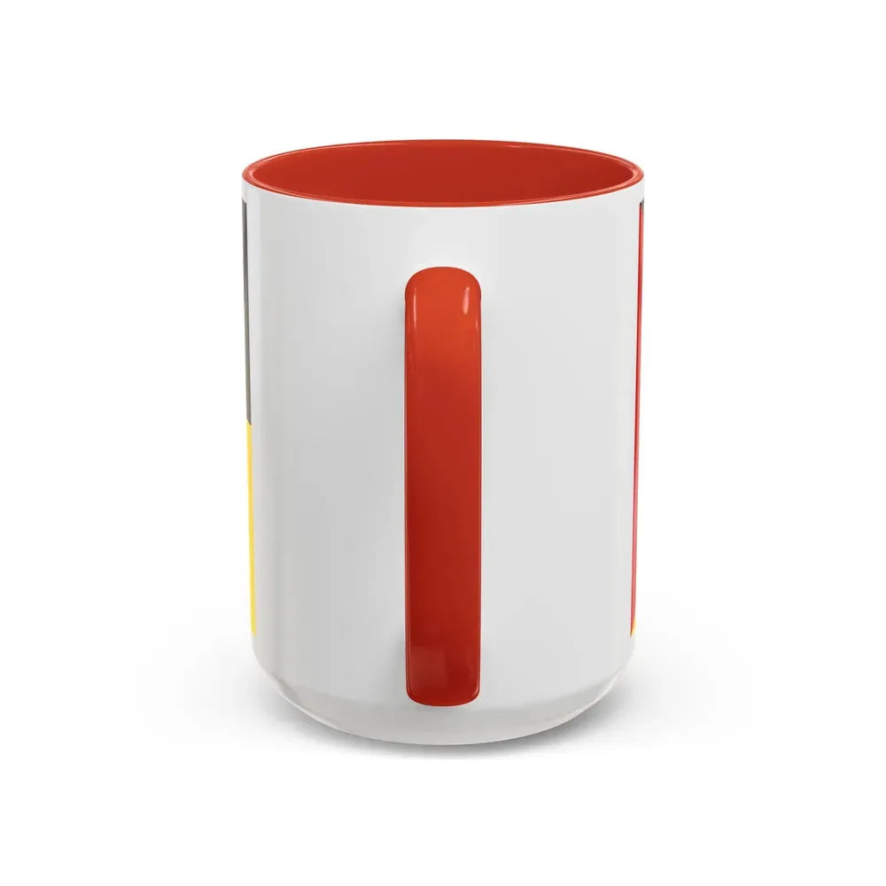 Flag of Odenwaldkreis Germany - Accent Coffee Mug - Go Mug Yourself