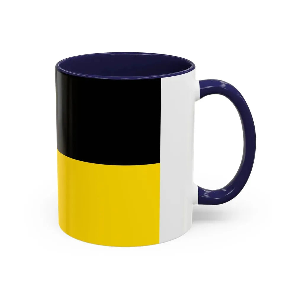 Flag of Odenwaldkreis Germany - Accent Coffee Mug - Go Mug Yourself