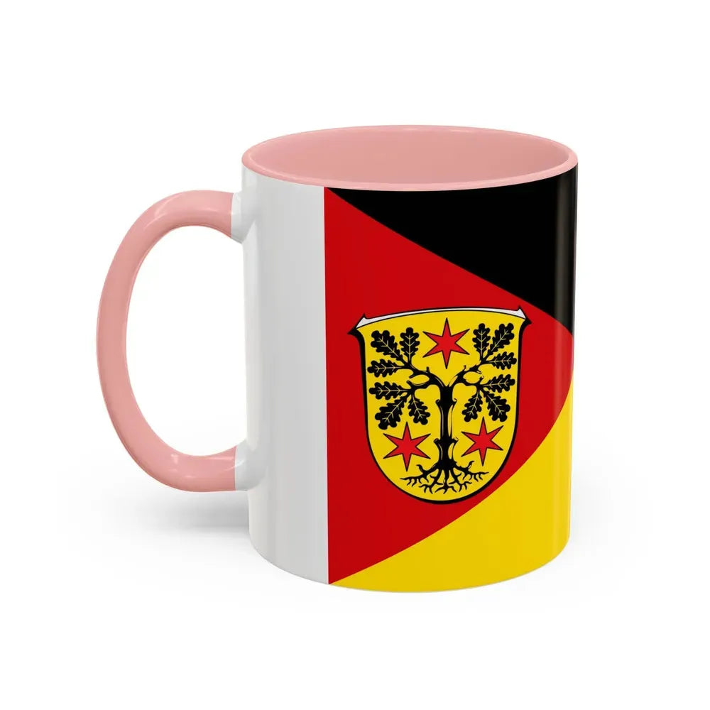 Flag of Odenwaldkreis Germany - Accent Coffee Mug - Go Mug Yourself