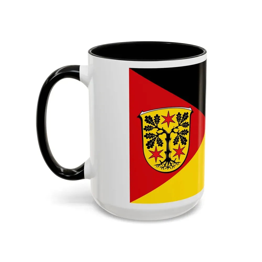 Flag of Odenwaldkreis Germany - Accent Coffee Mug - Go Mug Yourself