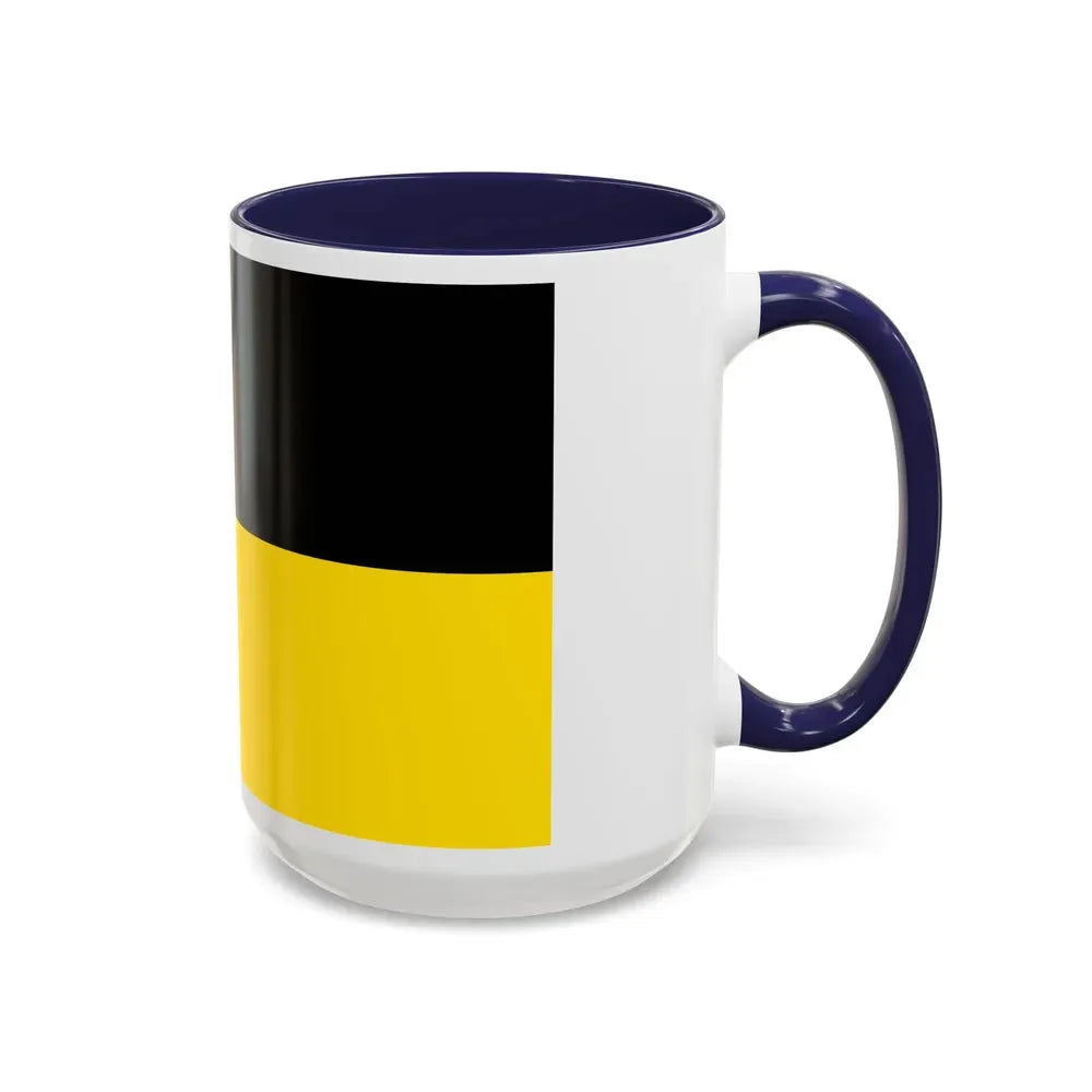 Flag of Odenwaldkreis Germany - Accent Coffee Mug - Go Mug Yourself